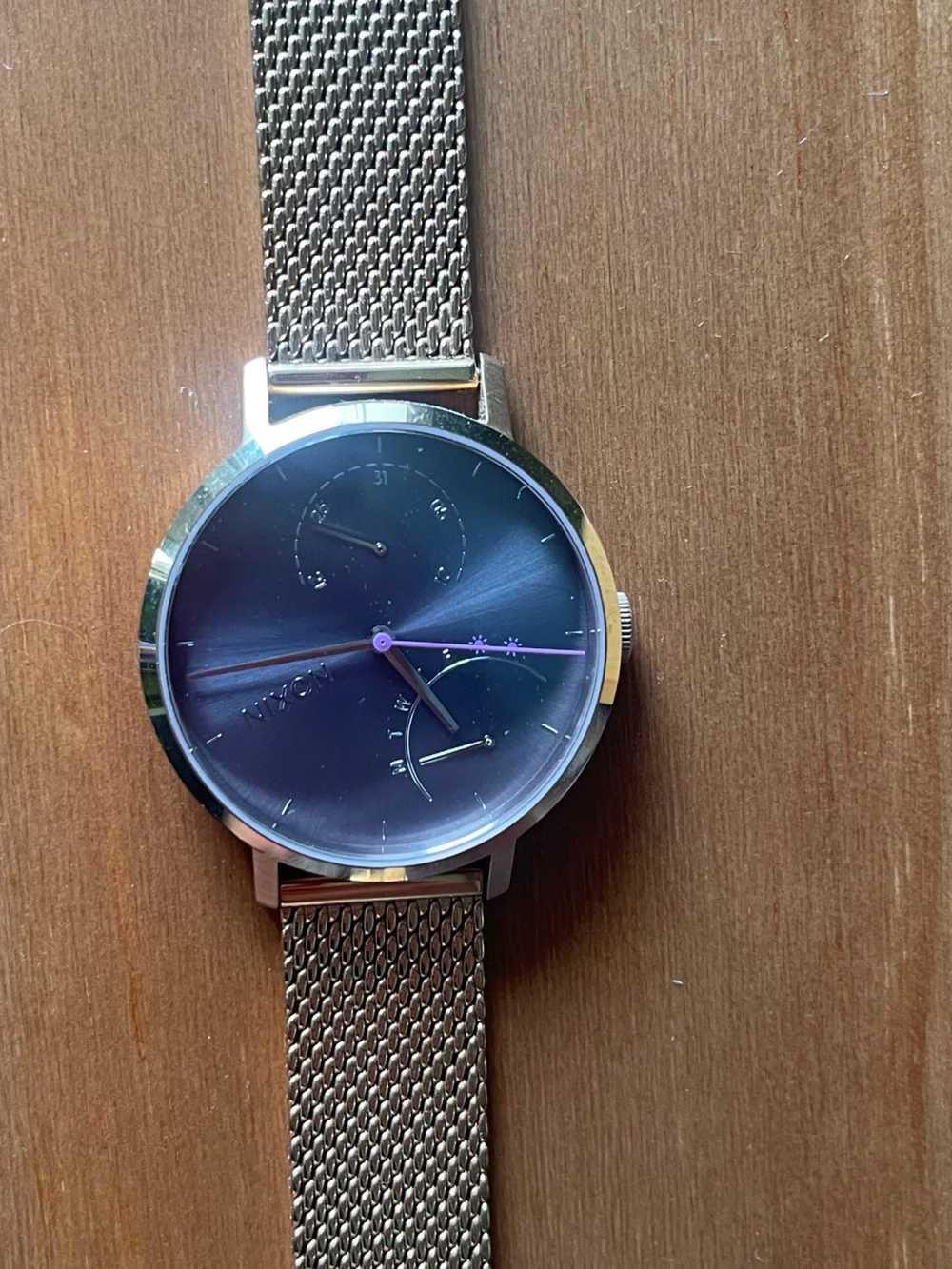 Nixon The Clutch Rose Gold Watch